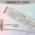 thumbnail image 2 of 5M (16.4FT) 2-Row Rhinestone Trim for Car Steering Wheel & Interior Decor – Self-Adhesive Crystal Diamond Strip for Dashboard, Air Vents (Silver/Black/Pink), 2 of 7