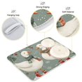 thumbnail image 3 of Yayeee Dish Drying Mat for Kitchen Counter 18"x24" Microfiber Absorbent Pad, Winter Goose Scarves, 3 of 7