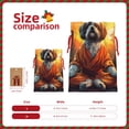 thumbnail image 3 of Pofeuu Cartoon Puppy Sunset Print Burlap Bags with Drawstrings Drawstring Gift Bags Pouch Bag for Thankgiving Birthday Party Gift Wrapping Treats and Party Favors-Medium, 3 of 9