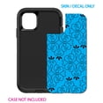 thumbnail image 2 of DistinctInk Custom SKIN / DECAL compatible with OtterBox Defender for iPhone 11 (6.1" Screen) - Blue Black Floral Pattern, 2 of 5