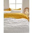 thumbnail image 5 of Sonive King Seersucker Comforter Set White, Bedding Set 3 Pieces, Luxury Soft Lightweight Breathable Bed Set for All Seasons, 5 of 5