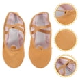 thumbnail image 2 of 1 par de zapatos de ballet de suela suave a la moda, zapatos de práctica de baile de ballet, zapatos de ballet de yoga para niñas y mujeres, 2 of 3