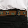 thumbnail image 4 of Buckle-Down Belt, Seatbelt Buckle Belt, Owls Brown Pastel, 34 to 52 Inches, 4 of 9
