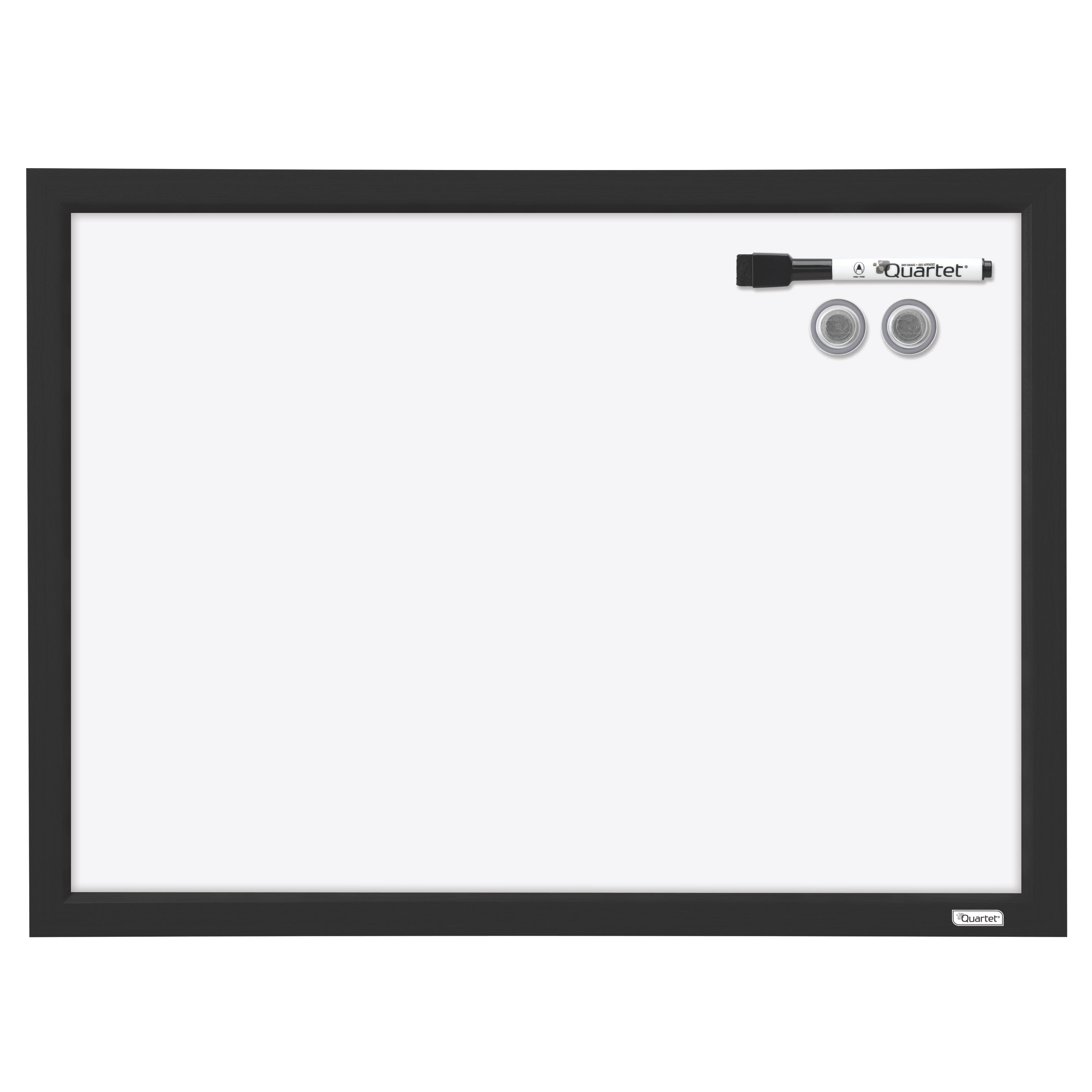 Quartet Dry Erase Board Magnetic 17 X 23 Inches Black Frame Mwdw1723m