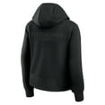 thumbnail image 6 of Women's Fanatics Black Pittsburgh Penguins Authentic Pro Road Tri-Blend Quarter-Zip Hoodie, 6 of 6