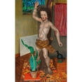 thumbnail image 2 of Rudolf Wacker 13x18 Gold Ornate Wood Frame and Double Matted Museum Art Print Titled - Still Life with St. Sebastian (1927), 2 of 4