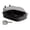black, variant on Bunblic Large Cat Litter Box Kitten Litter Box Cat Sand Basin Cartoon Shape Large Bed Pan Cat Sandbox Durable High Sides Cat Litter Box gray