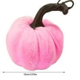 thumbnail image 3 of Clearance! Handmade Velvet Pumpkins Decor Stuffed Pumpkin Ornament, 3 of 4