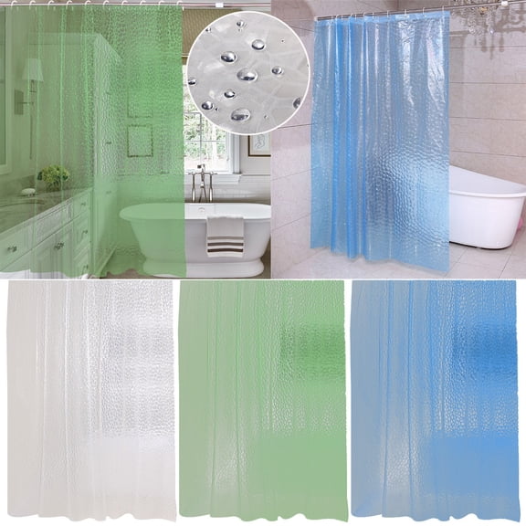 1X Shower Curtain Printed Fabric Shower Curtain Thickened Waterproof Fabric Butterfly Leaf Shower Curtain With Hook Shower Curtain