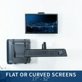 thumbnail image 3 of VIVO Sit-Stand Single Monitor Mount, Keyboard Tray, and PC Wall Mount Kit, 3 of 9