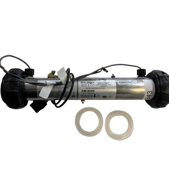 Balboa 26-58303-K 2 x 15 in. 4KW 240V BP Heater Assembly without G7412 Harness