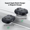 thumbnail image 4 of Estuche para Airpods Pro 2 generación 2022/2023 y Airpods Pro 2019 Estuche de uso rudo con llavero Soporte de carga inalámbrica YXJ (gris), 4 of 5
