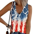 thumbnail image 2 of American Flag Knit Tank Tops Womens 4th of July Sleeveless Tshirts Trendy Crewneck Button Tunic Tanks Memorial Day Patriotic Tee Shirts Summer Dressy Outfits Independence Day Cami Blouses Clothes, 2 of 4