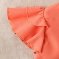 thumbnail image 5 of Summer Clothes Ruffles Casual T-Shirt Tops + Pants Pants 2 Piece Outfits Girls Size 9-10 Years Girls Clothes, 5 of 9