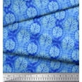 thumbnail image 3 of Soimoi Blue Poly Georgette Fabric Ombre Tie-Dye Print Sewing Fabric Yard 42 Inch Wide, 3 of 3