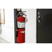 Amerex 10 Pound ABC Dry Chemical Fire Extinguisher With Aluminum Valve.