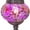 Deep Pink, variant on Silver Fever Handcrafted Mosaic Turkish Lamp Moroccan Glass Table Desk Bedside Light Bronze Base with E12 Bulb White BurstFlower Burst