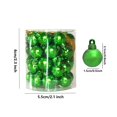 thumbnail image 2 of Hvmvliv Christmas Tree Ornaments(40pc) Christmas Balls Decorations Shatterproof Plating Mini Hanging Ornament Christmas Tree Decorations for Indoor, 2 of 3