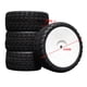 thumbnail image 5 of Paquete de 4 piezas perfke de repuesto de Neumáticos de rueda 65 mm Neumáticos de goma de coche RC, 5 of 5