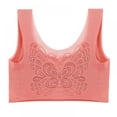 thumbnail image 1 of Women Thin Wireless Bra, Hollow Back Plus Size Bras, Sports Sleep Crop Top Underwear, 1 of 3