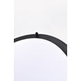 thumbnail image 2 of Nuvo Glamour LED 32-in Flush Mount Fixture Black Oval Shape CCT Selectable, 2 of 13