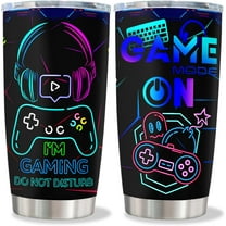 Gamer Gifts, Gifts for Gamers, Cool Gamer Gifts for Men Teenage Teen Boys Boyfriend, Gaming Mugs Stuff, Video Games Party Favors, The Game Boy Birthday Room Decor Stainless Steel Tumbler 20oz 1pc