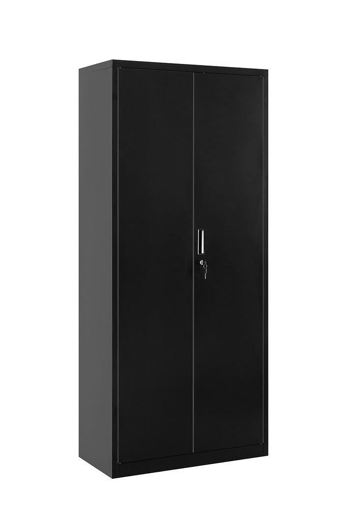 71" Tall Metal Steel Storage 2 Door Locking For Office