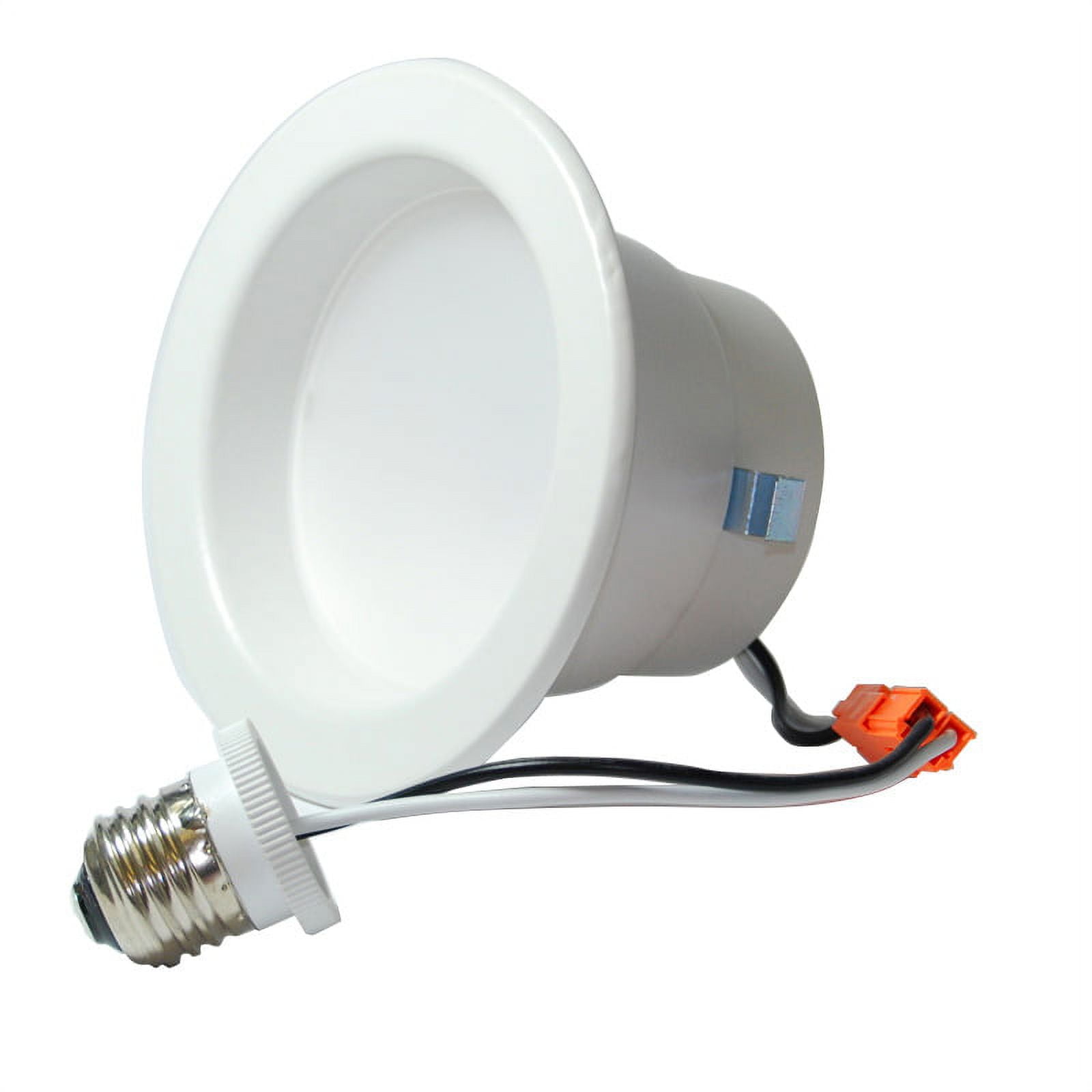 Philips 4 In. Retrofit White LED Recessed Light Kit, Daylight 5966431U3 -  Walmart.com, image size:1600x1600