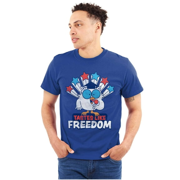 Tootsie Owl USA Tastes Like Freedom Unisex Plus Size Graphic Tee Brisco Brands 3X