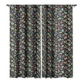 thumbnail image 1 of Society6 Ninola Design Butterflies Wings Eclectic colors Single Panel Room Darkening Window Curtain 50" x 120", 1 of 1