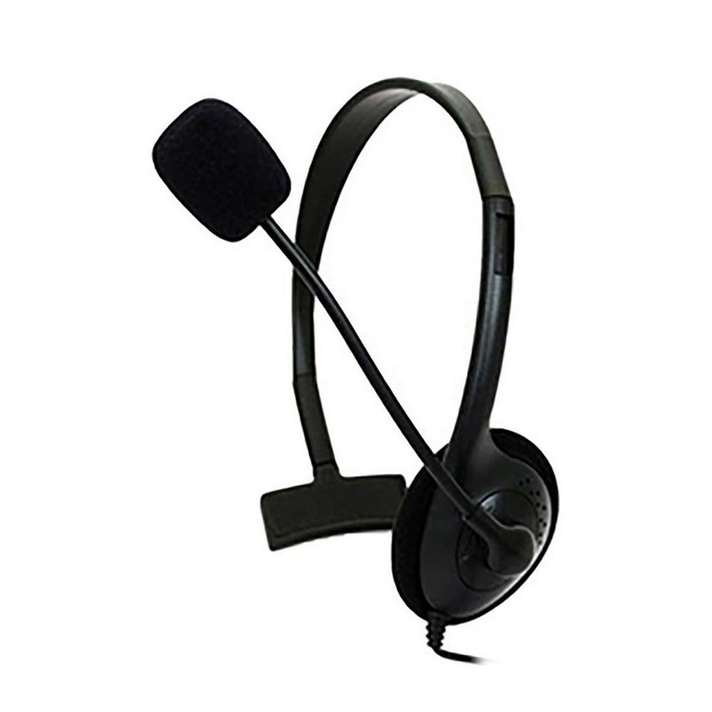 KMD Live Chat Headset with Mic Headset for Microsoft Xbox 360, Black