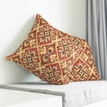 thumbnail image 4 of Throw Pillow Covers 16x16 Inch, Modern Geometric Decorative Pillow Cases for Couch Sofa Bed, Southwest Ethnic Art Cotton Linen Square Home Decor Pillowcases with Hidden Zipper, 4 of 7