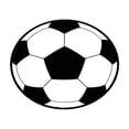 thumbnail image 2 of Tuvgenk Soccer Area Rugs Black Non Slip Washable Rug Polyester Circle Easy Clean Roung Rug for Living Room Bedroom, 2 of 6
