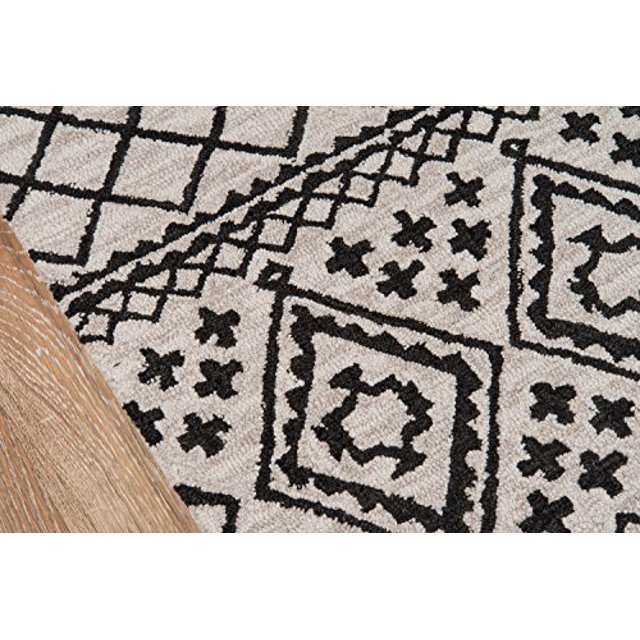 Alfombra rectangular Momeni Tahoe Collection, color gris, tamaño: 3'6 "x 5'6" Momeni TAHOETA-05GRY3656