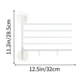 thumbnail image 3 of Sentmoon Savings Towel Rack Holder Strong Adhesive Wall-Mounted Organizer Multi-Function Paper Towel Rack for Bathroom, Kitchen, or Toilet Use Today’s Must-Have Bargains, 3 of 6