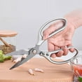 thumbnail image 2 of Kitchen Scissors, Multifunction Kitchen Scissors, Heavy Duty Stainless Steel Kitchen Shears for Chicken, Poultry, Fish, Meat, Herbs, Vegetables, BBQ, Bones, 2 of 8