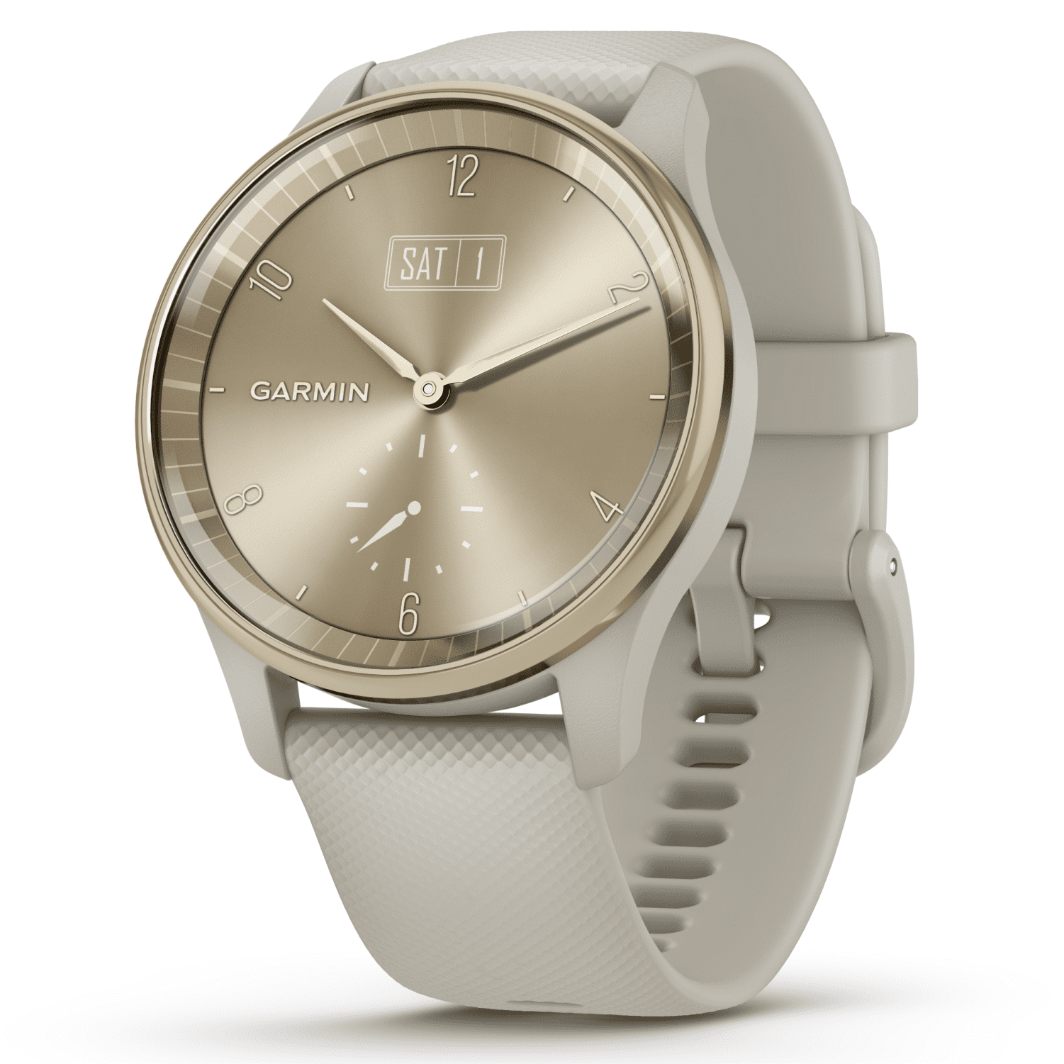 vívomove® Trend, Silver Stainless Steel Bezel with Mist Gray Case