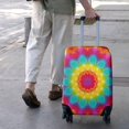 thumbnail image 3 of Colorful Tie Dye Mandala Pattern Luggage Cover Fashion Suitcase Cover Baggage Covers Fit 25-28 Inch Luggage (Go Travel), 3 of 5