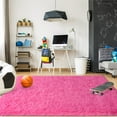 thumbnail image 7 of TWINNIS Shaggy Fuffly Area Rugs Super Soft Kids Carpet for Bedroom/Livingroom/Nursery Room,4’x6',Hot Pink, 7 of 7