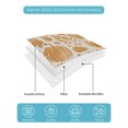 thumbnail image 4 of Quilts Queen Size Bedding Set, Thanksgiving Reversible Summer Quilt 3 Pieces, Retro Fall Harvest Pumpkin Cones Maple Leaf Lightweight Bedspreads Coverlets with 2 Pillow Shams for All Seasons, 4 of 5