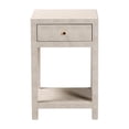 thumbnail image 4 of Baxton Studio Dansby Modern End Table, 1-Drawer, Beige, 4 of 9