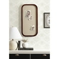 thumbnail image 2 of Kate and Laurel Hutton Transitional Wall Pinboard, 12 x 24, Dark Walnut, Modern Rounded Rectangle Wall Organizer for Use as Cork Board, Vision Board, or Bulletin Board, 2 of 8