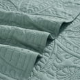 thumbnail image 5 of Mellanni Bedspread Coverlet Set Spa Mint - Reversible Bedding Cover - Oversized Quilt Set, 3 Piece, Full / Queen, Spa Mint, 5 of 8