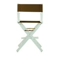 thumbnail image 6 of "24" Director's Chair White Frame-Brown Canvas", 6 of 14