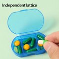 thumbnail image 2 of CSChome Pill Box Transparent Box Set: Avoid Light Compartmentalized Portable Carry on Ideal for Dispenser Household Supplies Storage, 2 of 7