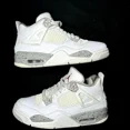 thumbnail image 2 of Ni - ke Size 6 - Ni - ke Air Jordan 4 Retro GS White Oreo Men's Shoes - Ships Now, 2 of 5