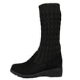 thumbnail image 2 of Yeahitch Women Boots Knee High Breathable Womens Boots Knitted Stretch Sock Boots Tall Boots, 2 of 6