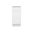 thumbnail image 3 of Furinno Shaker Drawer Base Kitchen Cabinet with 1-Door, Ready to Assemble, 24 D x 15 W x 34.5 H, White, 3 of 9