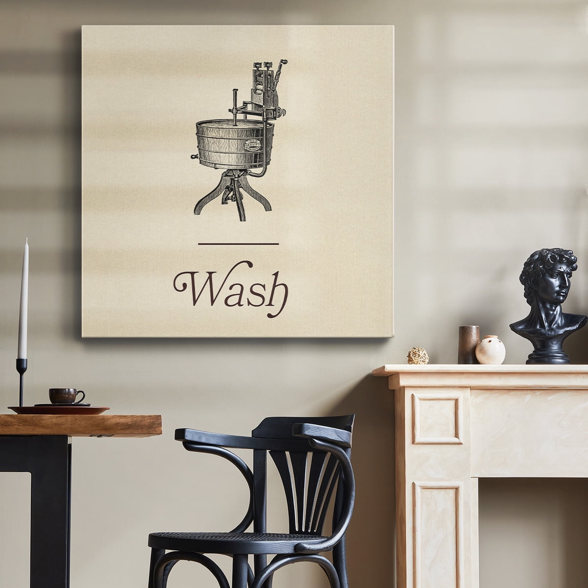 Wexford Home Laundry Sign I-Premium Gallery Wrapped Canvas, 40" x 40" - Ready to Hang