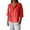Pink, variant on Womens 3/4 Sleeve Linen Tops Plus Size V Neck Button Down Shirt Work Casual Blouses for Spring Summer Fall (XL, Pink)